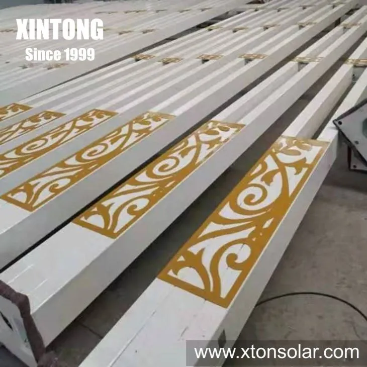 6m moderna kućna LED ulična svjetiljka Stup ukrasna