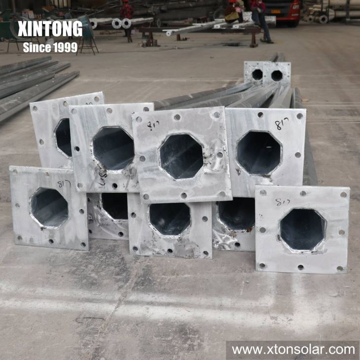 Xintong Octagonal Round Conical Tapered Steel Galvanized Post Pole